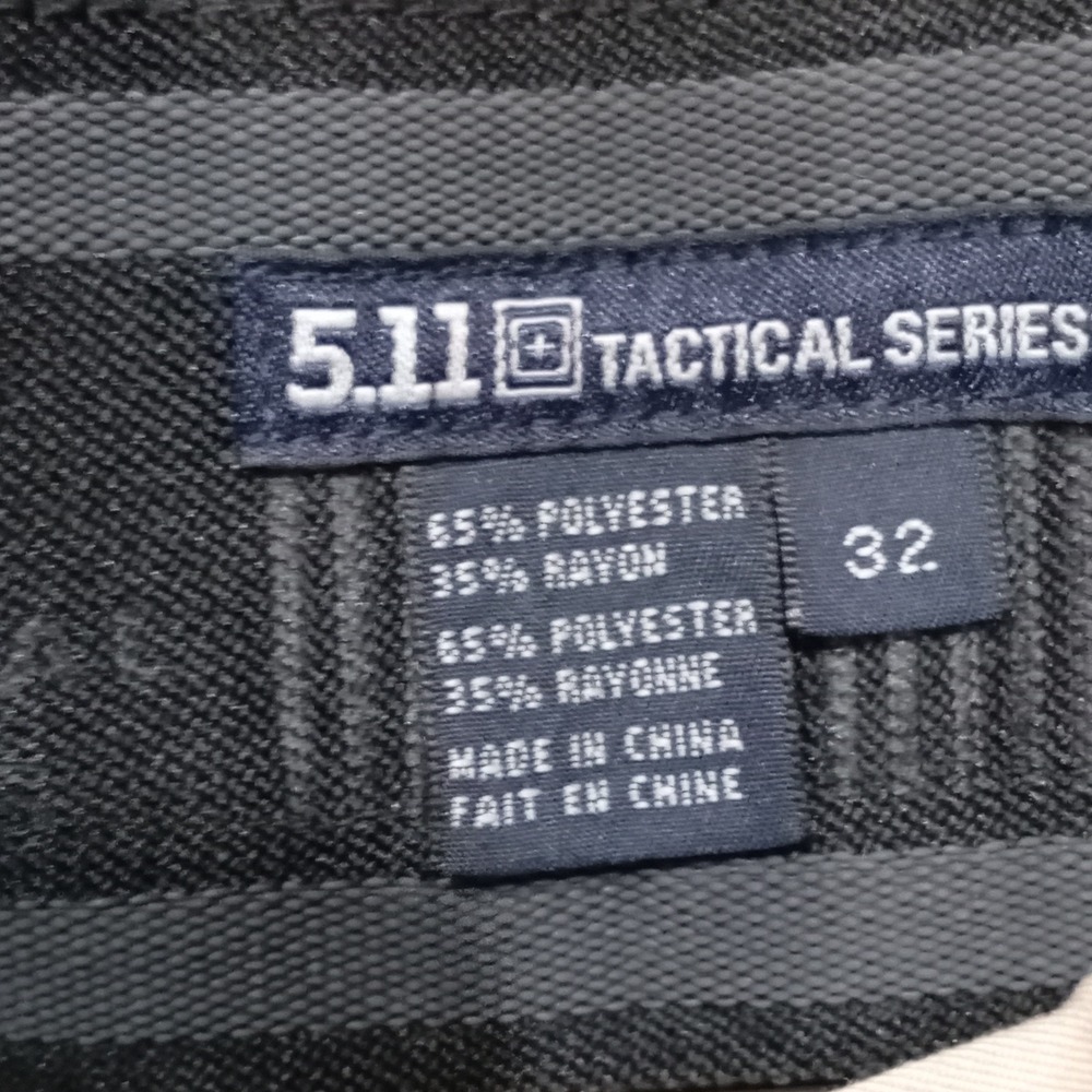 5.11 Tactical Series Khaki Tan Trousers Mens 32 Polyester Rayon Blend Pants - Picture 3 of 7